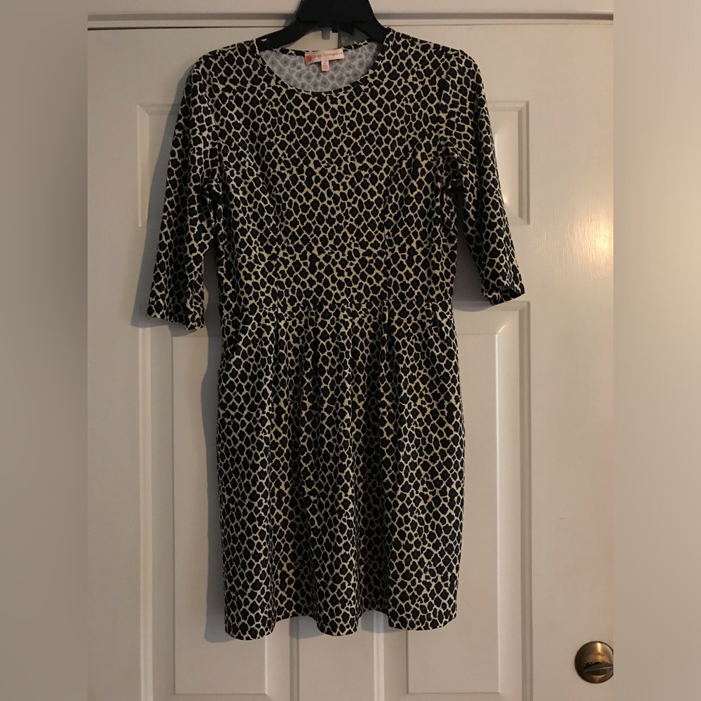 Jude Connally Mini Dress Animal print SZ small MINT condition dress with pockets